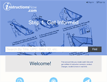 Tablet Screenshot of instructionsnow.com